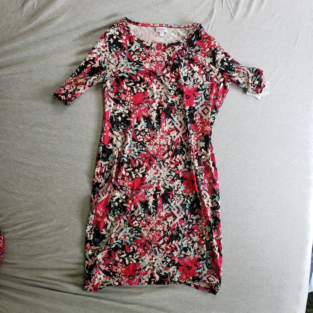 XL Julia dress - bright floral print